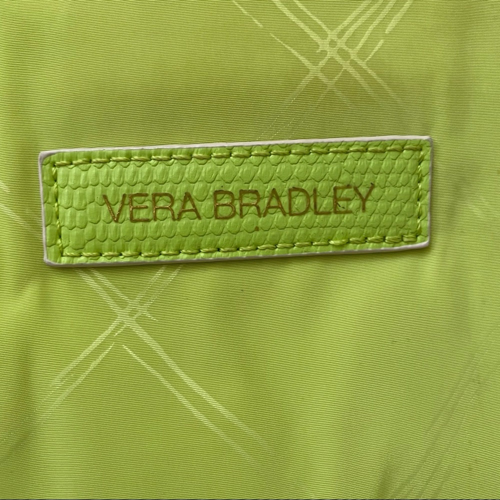 Vera Bradley Green Poly Tote Bag - Picture 3 of 4